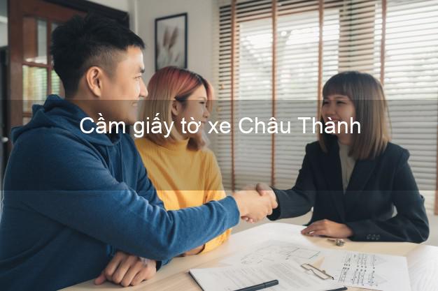 Cầm giấy tờ xe Châu Thành Kiên Giang