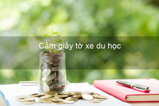 Cầm giấy tờ xe du học Nhanh nhất