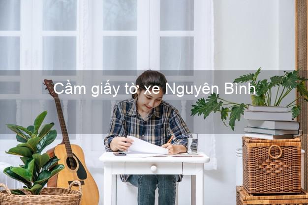 Cầm giấy tờ xe Nguyên Bình Cao Bằng