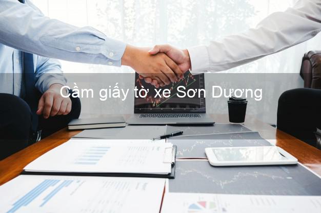 Cầm giấy tờ xe Sơn Dương Tuyên Quang