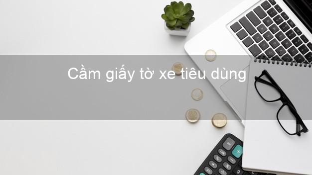 Cầm giấy tờ xe tiêu dùng Nhanh nhất